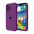 iPhone Camera Protection Silicone Case (Eggplant)