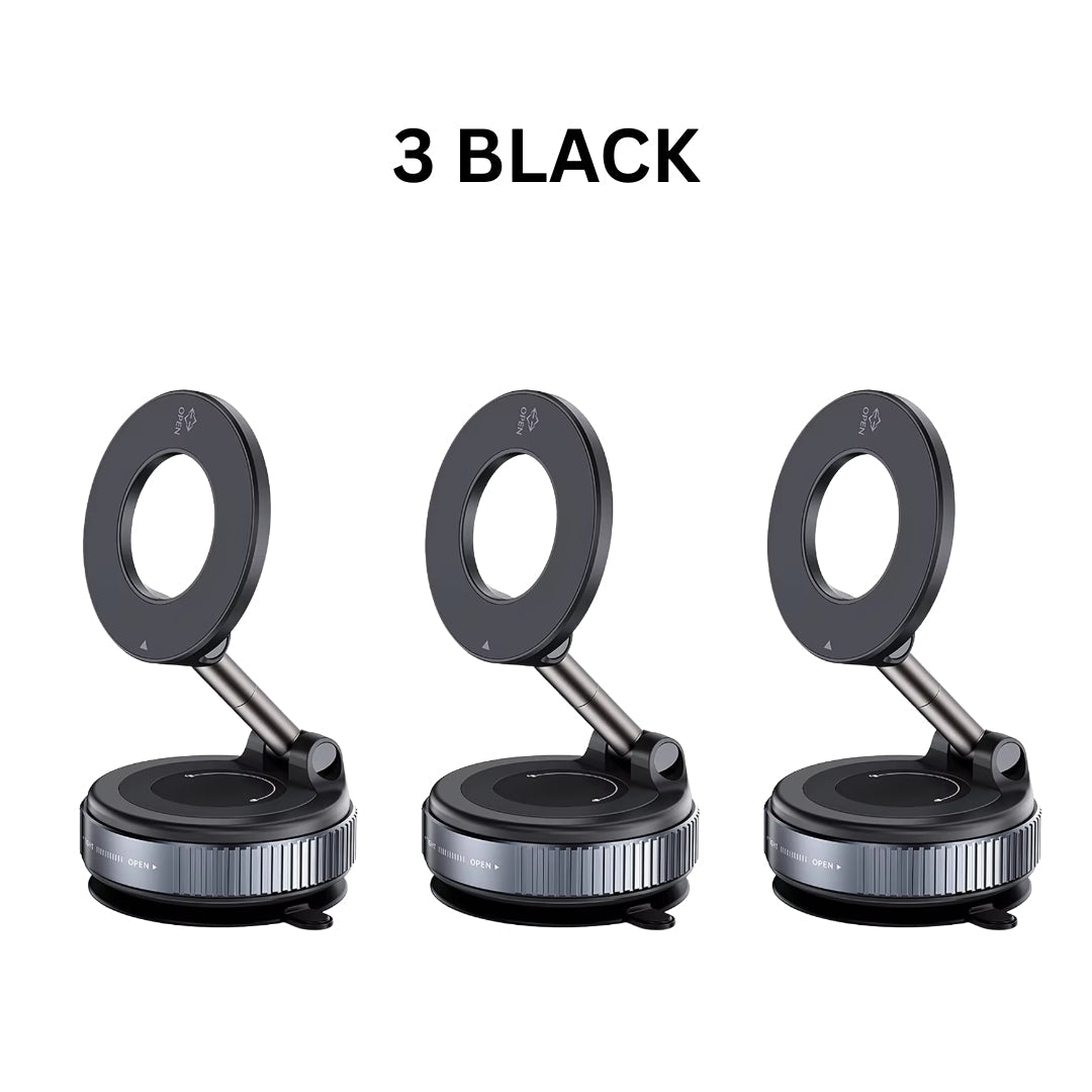 Upgraded 360° Nano Gel Vacuum Magnetic Phone Holder Suction Cup Phone Mount for Car/for Phone