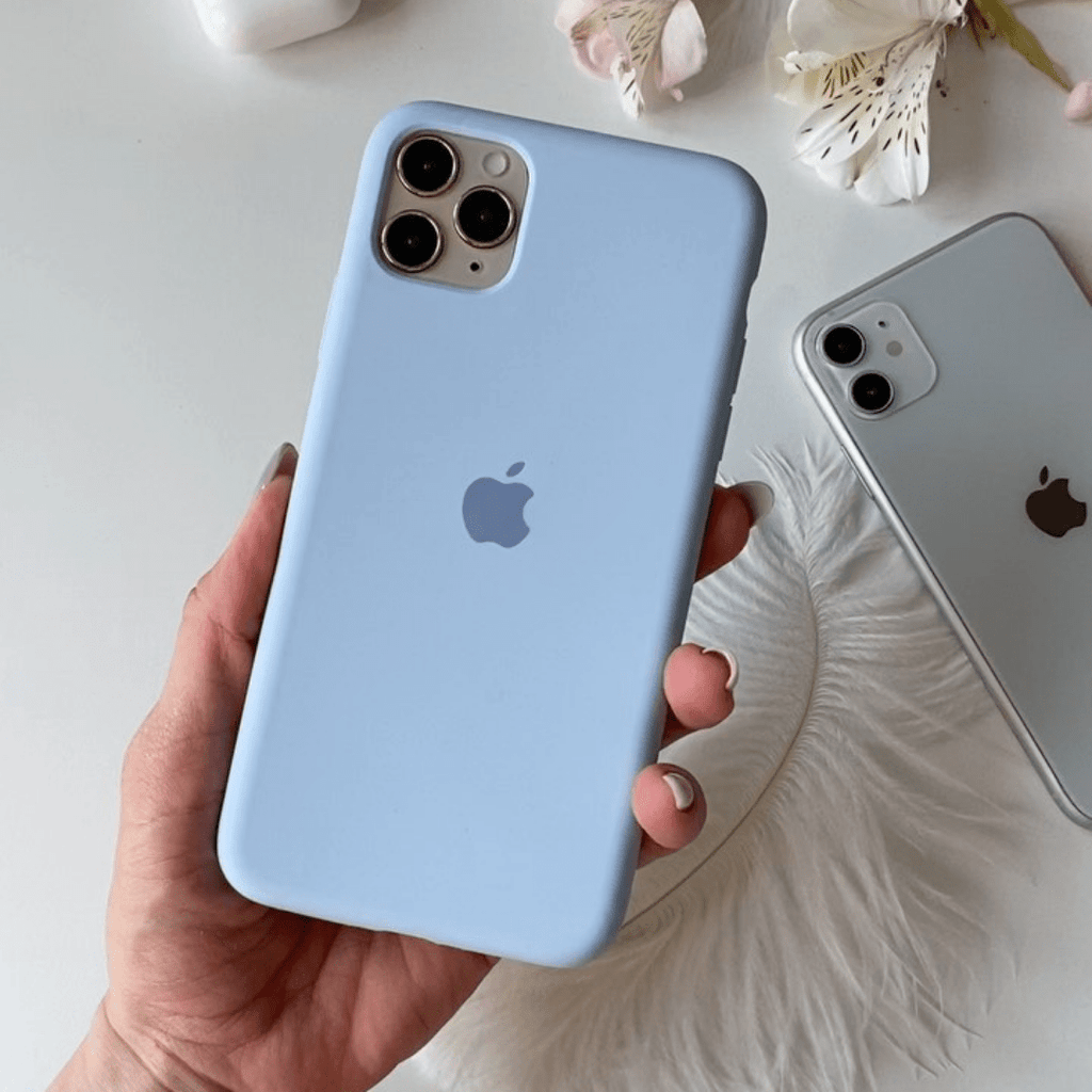 iPhone Silicone Case (Sky Blue)