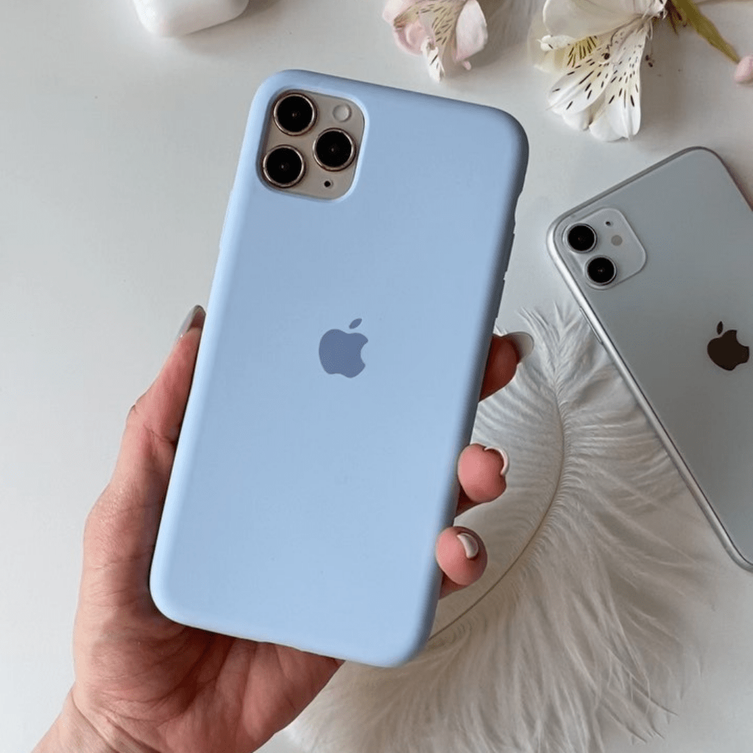 iPhone Silicone Case (Sky Blue)