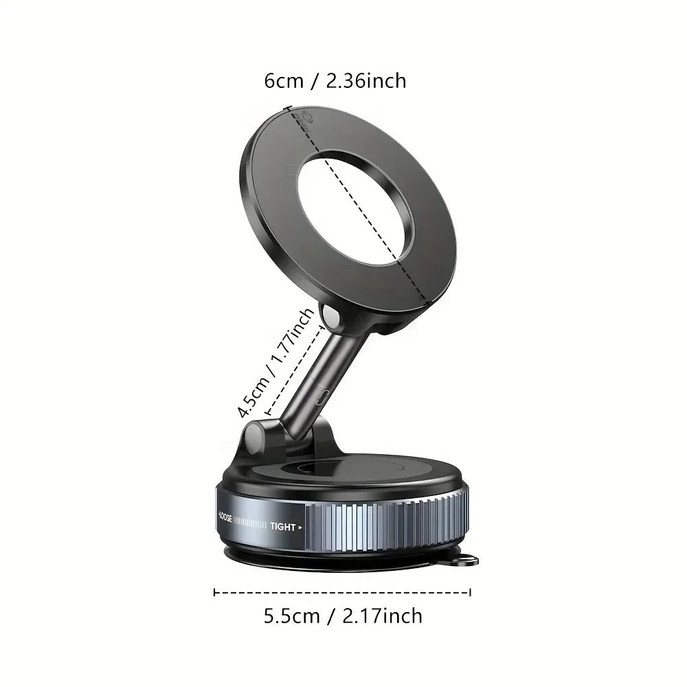 Upgraded 360° Nano Gel Vacuum Magnetic Phone Holder Suction Cup Phone Mount for Car/for Phone