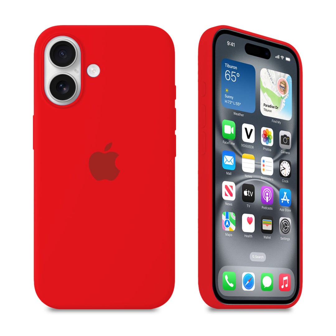 iPhone Silicone Case (Red)