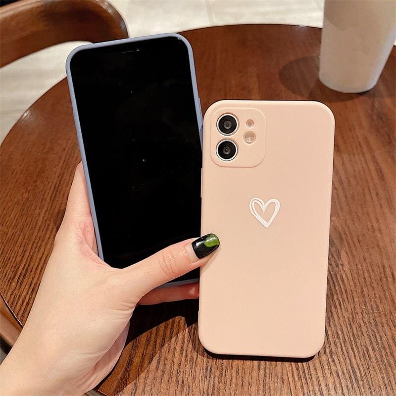 Shockproof Soft Love Heart iPhone Case